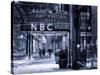 The NBC Studios in the New York City in the Snow at Night-Philippe Hugonnard-Stretched Canvas