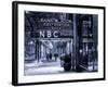 The NBC Studios in the New York City in the Snow at Night-Philippe Hugonnard-Framed Photographic Print