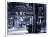 The NBC Studios in the New York City in the Snow at Night-Philippe Hugonnard-Framed Photographic Print