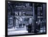 The NBC Studios in the New York City in the Snow at Night-Philippe Hugonnard-Framed Photographic Print