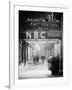 The NBC Studios in the New York City in the Snow at Night-Philippe Hugonnard-Framed Photographic Print