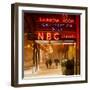 The NBC Studios in the New York City in the Snow at Night-Philippe Hugonnard-Framed Photographic Print