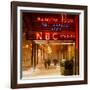 The NBC Studios in the New York City in the Snow at Night-Philippe Hugonnard-Framed Photographic Print