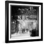 The NBC Studios in the New York City in the Snow at Night-Philippe Hugonnard-Framed Premium Photographic Print