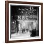 The NBC Studios in the New York City in the Snow at Night-Philippe Hugonnard-Framed Premium Photographic Print