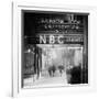 The NBC Studios in the New York City in the Snow at Night-Philippe Hugonnard-Framed Photographic Print