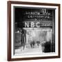 The NBC Studios in the New York City in the Snow at Night-Philippe Hugonnard-Framed Photographic Print