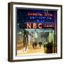 The NBC Studios in the New York City in the Snow at Night-Philippe Hugonnard-Framed Photographic Print