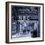 The NBC Studios in the New York City in the Snow at Night-Philippe Hugonnard-Framed Photographic Print