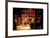 The NBC Studios in the New York City in the Snow at Night-Philippe Hugonnard-Framed Art Print