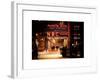 The NBC Studios in the New York City in the Snow at Night-Philippe Hugonnard-Framed Art Print