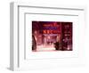 The NBC Studios in the New York City in the Snow at Night-Philippe Hugonnard-Framed Art Print