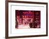 The NBC Studios in the New York City in the Snow at Night-Philippe Hugonnard-Framed Art Print