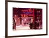 The NBC Studios in the New York City in the Snow at Night-Philippe Hugonnard-Framed Art Print