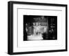 The NBC Studios in the New York City in the Snow at Night-Philippe Hugonnard-Framed Art Print