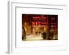 The NBC Studios in the New York City in the Snow at Night-Philippe Hugonnard-Framed Art Print