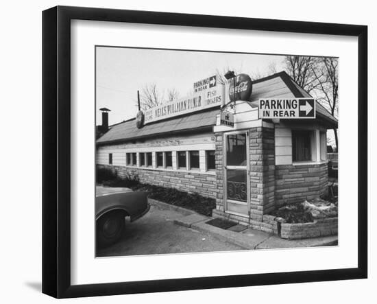 The Neal Pullman Diner, Owned by Neal Pullman-Yale Joel-Framed Photographic Print