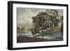 The Nearest Way in Summertime-Currier & Ives-Framed Giclee Print