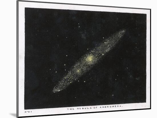 The Nebula of the Constellation Andromeda-Charles F. Bunt-Mounted Art Print