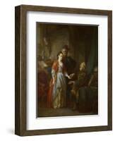 The Necromancer, Ca 1775-Jean-Baptiste Le Prince-Framed Giclee Print