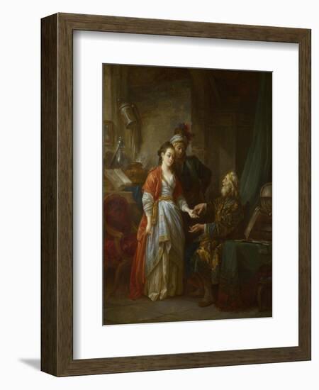 The Necromancer, Ca 1775-Jean-Baptiste Le Prince-Framed Giclee Print