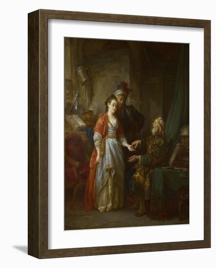 The Necromancer, Ca 1775-Jean-Baptiste Le Prince-Framed Giclee Print