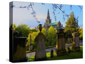 The Necropolis, view towards The Cathedral of St. Mungo, Glasgow, Scotland, United Kingdom, Europe-Karol Kozlowski-Stretched Canvas