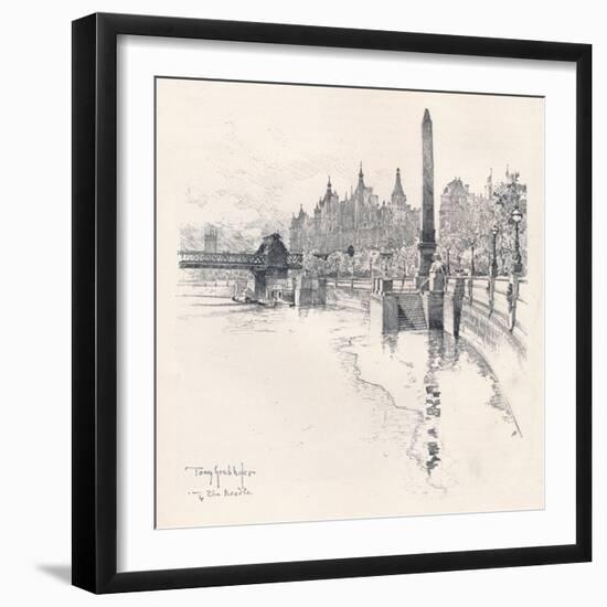 The Needle, C1902-Tony Grubhofer-Framed Giclee Print