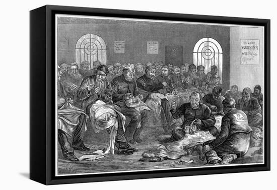 The Needle-Room, Clerkenwell Prison, London, 1874-null-Framed Stretched Canvas