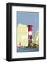 The Needles Blank - Dave Thompson Contemporary Travel Print-Dave Thompson-Framed Giclee Print