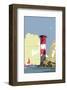 The Needles Blank - Dave Thompson Contemporary Travel Print-Dave Thompson-Framed Giclee Print