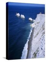 The Needles, Isle of Wight, UK-David Hunter-Stretched Canvas