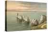 The Needles - Isle of Wight-English School-Stretched Canvas