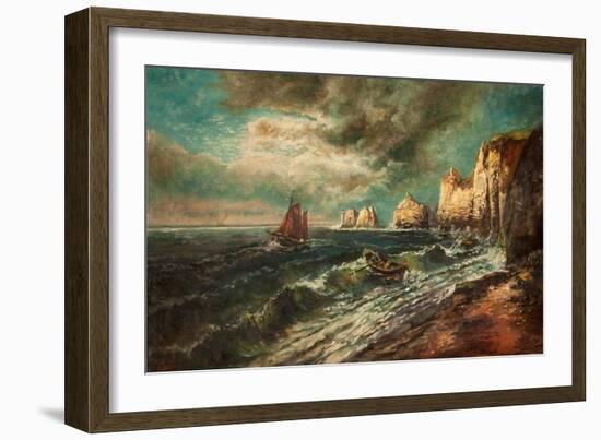 The Needles, Isle of Wight-Thomas Grimshaw-Framed Giclee Print