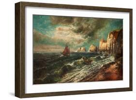 The Needles, Isle of Wight-Thomas Grimshaw-Framed Giclee Print