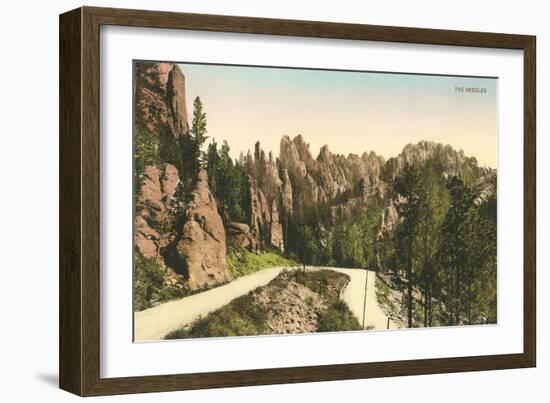 The Needles-null-Framed Art Print