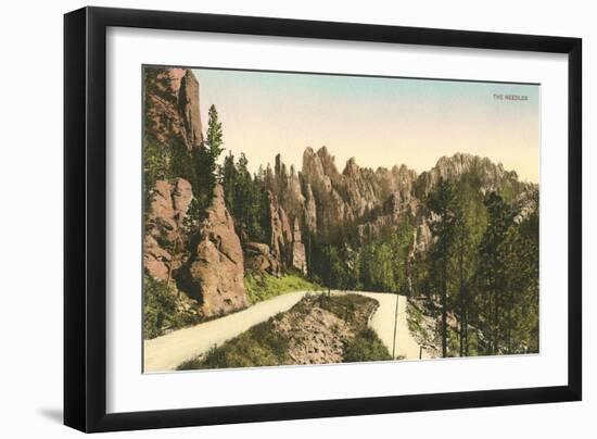 The Needles-null-Framed Art Print