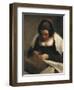 The Needlewoman-Diego Velazquez-Framed Art Print