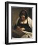 The Needlewoman-Diego Velazquez-Framed Art Print