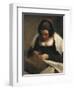 The Needlewoman-Diego Velazquez-Framed Art Print