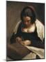 The Needlewoman-Diego Velazquez-Mounted Art Print