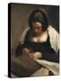 The Needlewoman-Diego Velazquez-Stretched Canvas