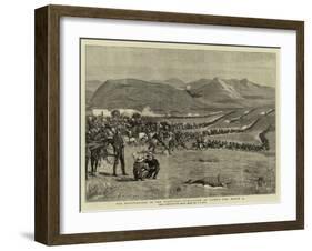 The Negotiations in the Transvaal, Evacuation of Laing's Nek, 24 March-Charles Edwin Fripp-Framed Giclee Print