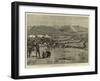 The Negotiations in the Transvaal, Evacuation of Laing's Nek, 24 March-Charles Edwin Fripp-Framed Giclee Print