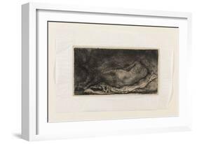 The Negress-Rembrandt van Rijn-Framed Giclee Print