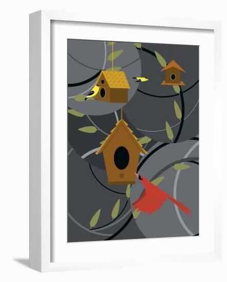 The Neighborhood-Marie Sansone-Framed Giclee Print