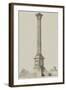 The Nelson Column, Trafalgar Square, from Mr Railton's Design-null-Framed Giclee Print