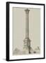 The Nelson Column, Trafalgar Square, from Mr Railton's Design-null-Framed Giclee Print