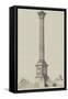 The Nelson Column, Trafalgar Square, from Mr Railton's Design-null-Framed Stretched Canvas