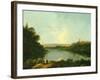 The Nemi Lake Near Rome, C.1760-Richard Wilson-Framed Giclee Print